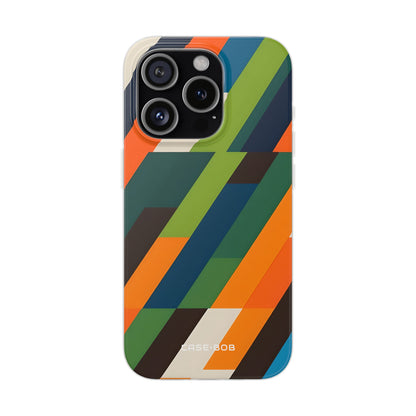 Diagonal Blaze iPhone 15 Pro Case - Soft