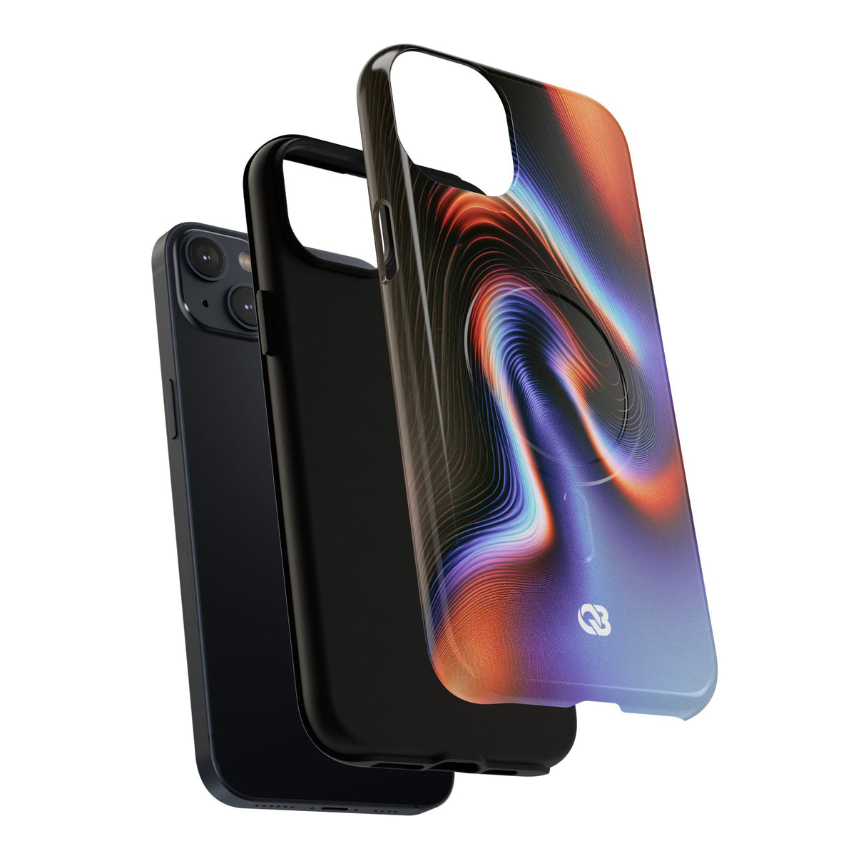 Prismatic Resonance · Tough 2.0 Magnetic Phone Case for iPhone · Purple