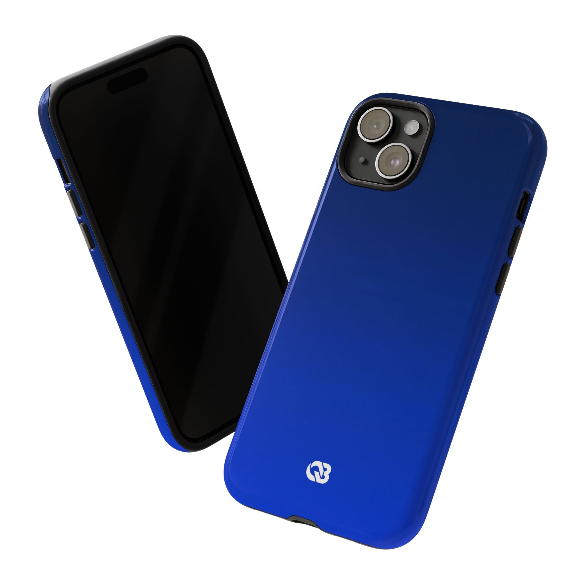 Blue Tough Phone Case for iPhone - Cobalt Depth Shift
