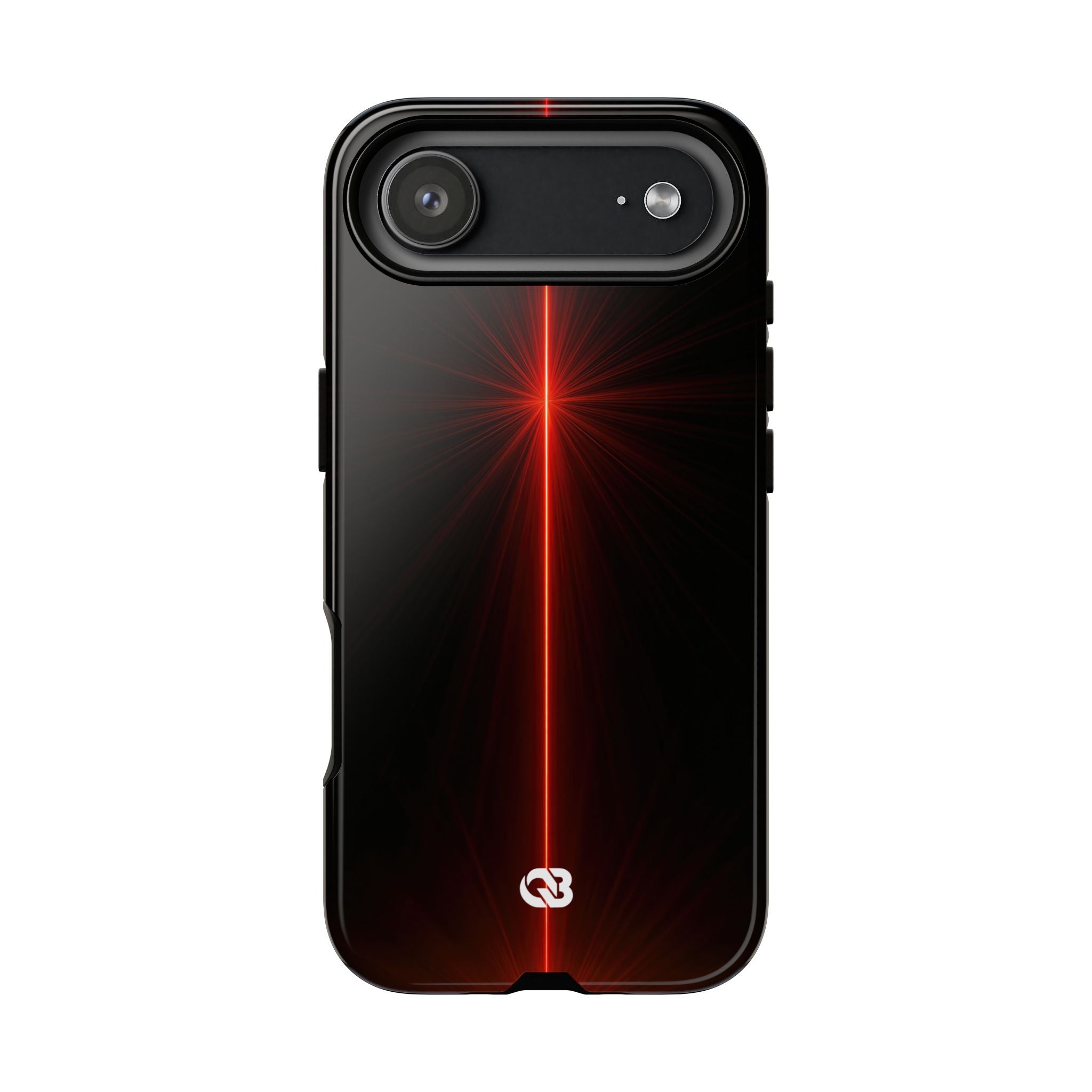 Red Tough Phone Case for iPhone - Crimson Flare Vector