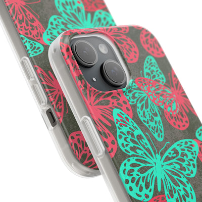 Electric Papillon · Lite Phone Case for iPhone ·  Pink