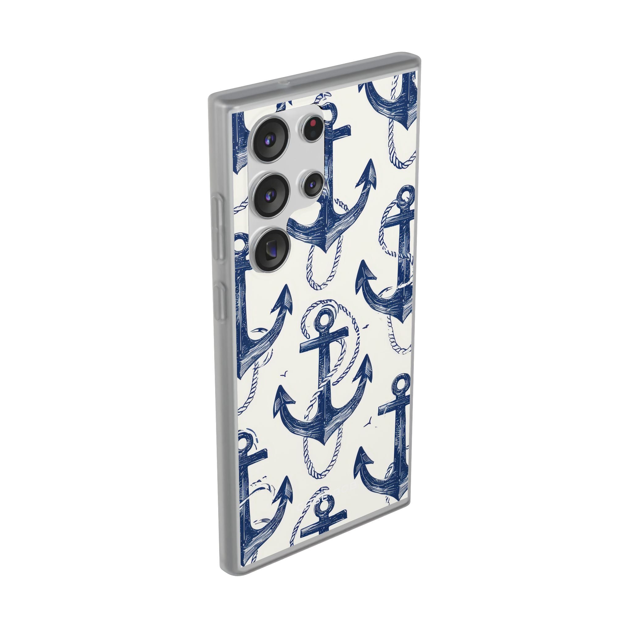 Laivaston ankkurilenkki Samsung S23 Ultra -pehmeä suojakotelo