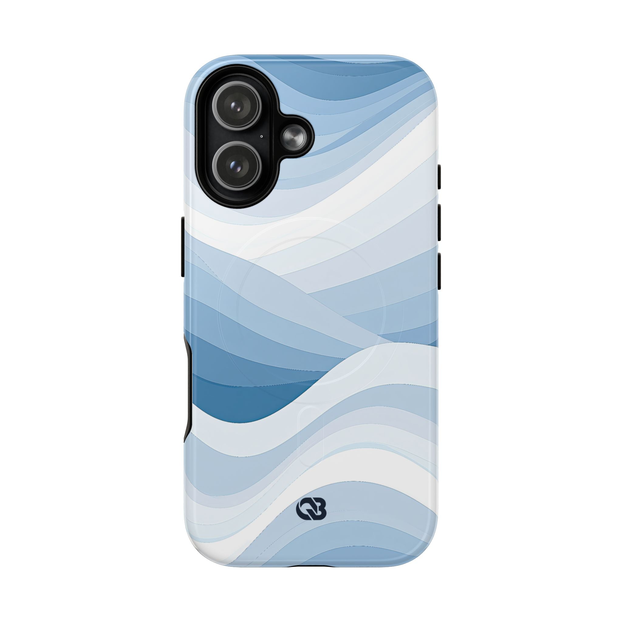 Blue Tough 2.0 Magsafe Phone Case for iPhone - Glacial Indigo Flow