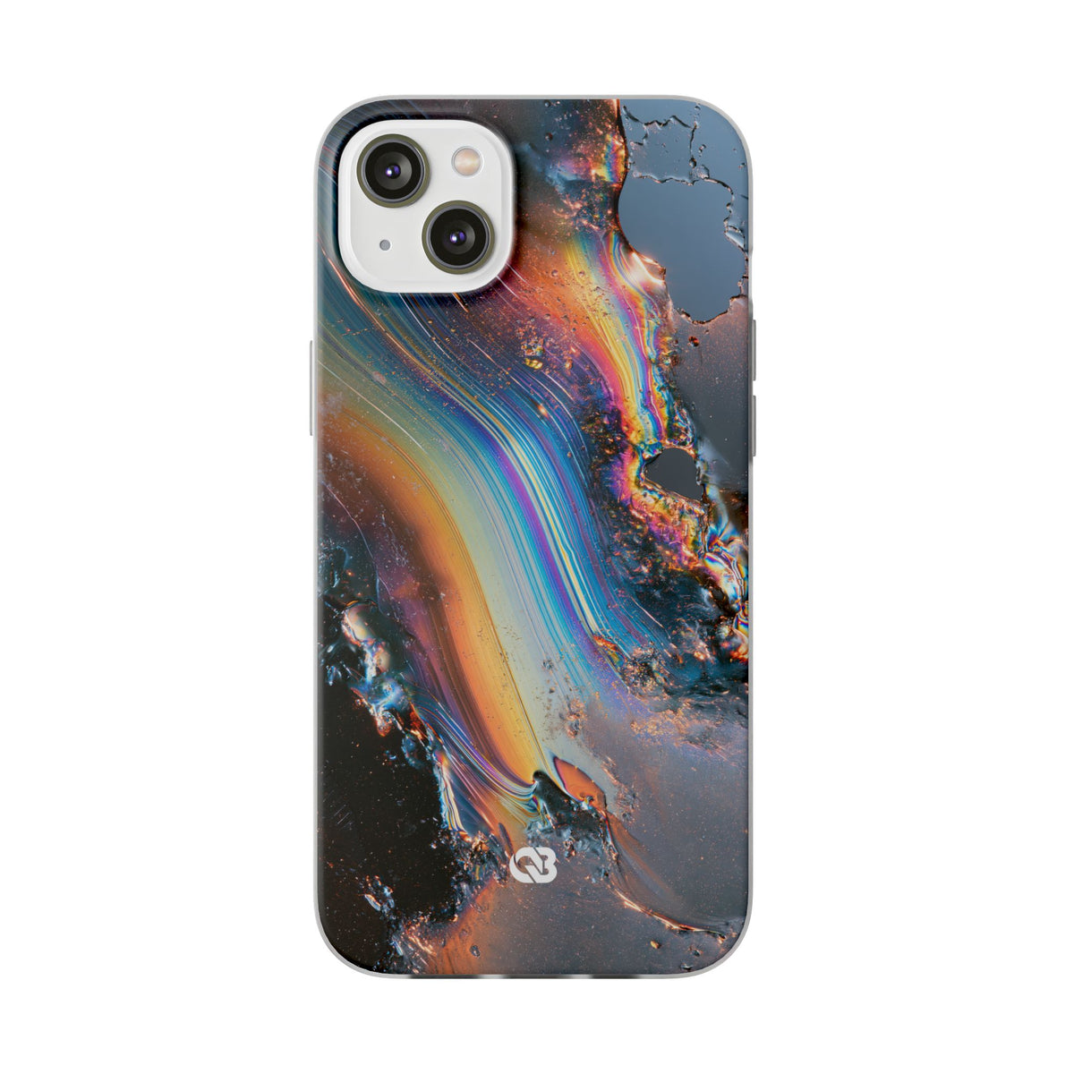Prismatic Aura Flow · Lite Phone Case for iPhone ·  Blue