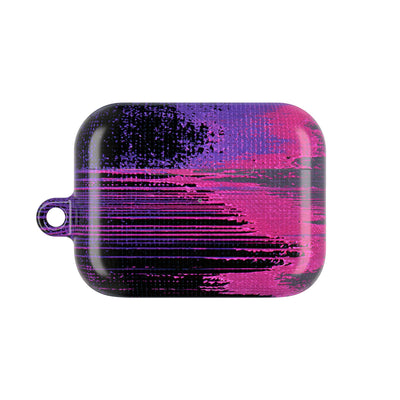 Neon Signal Shift · Hard Case for AirPods & AirPods Pro · Purple