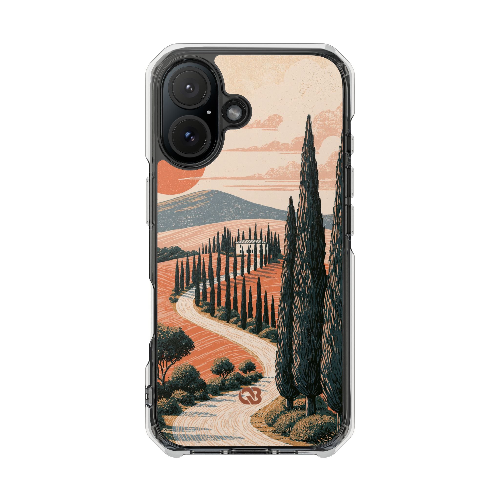 Orange Impact MagSafe Phone Case for iPhone - Terracotta Ridge Trail