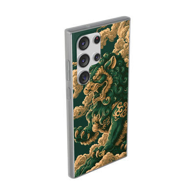Imperial Guardian Lion · Lite Phone Case for Samsung · Green