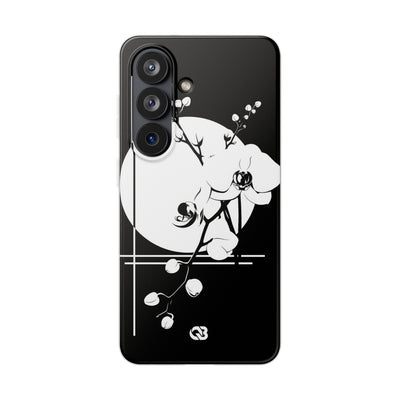 Black Lite Phone Case for Samsung - Lunar Orchid Grid