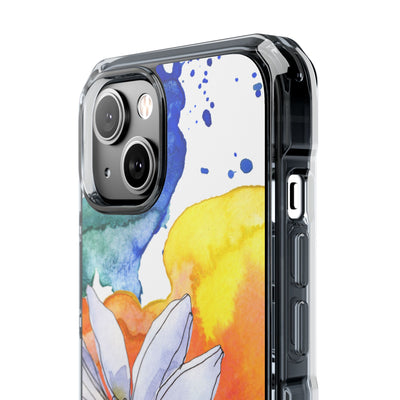 Vivid Bloom Splatter · Impact Handyhülle für iPhone · Magsafe