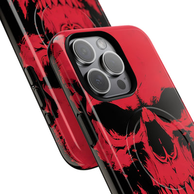 Crimson Street Skull · Tough+ Magsafe