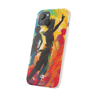 Electric Motion Blur · Soft Phone Case for iPhone