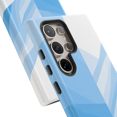 Blue Tough Phone Case for Samsung - Arctic Glacial Ridge