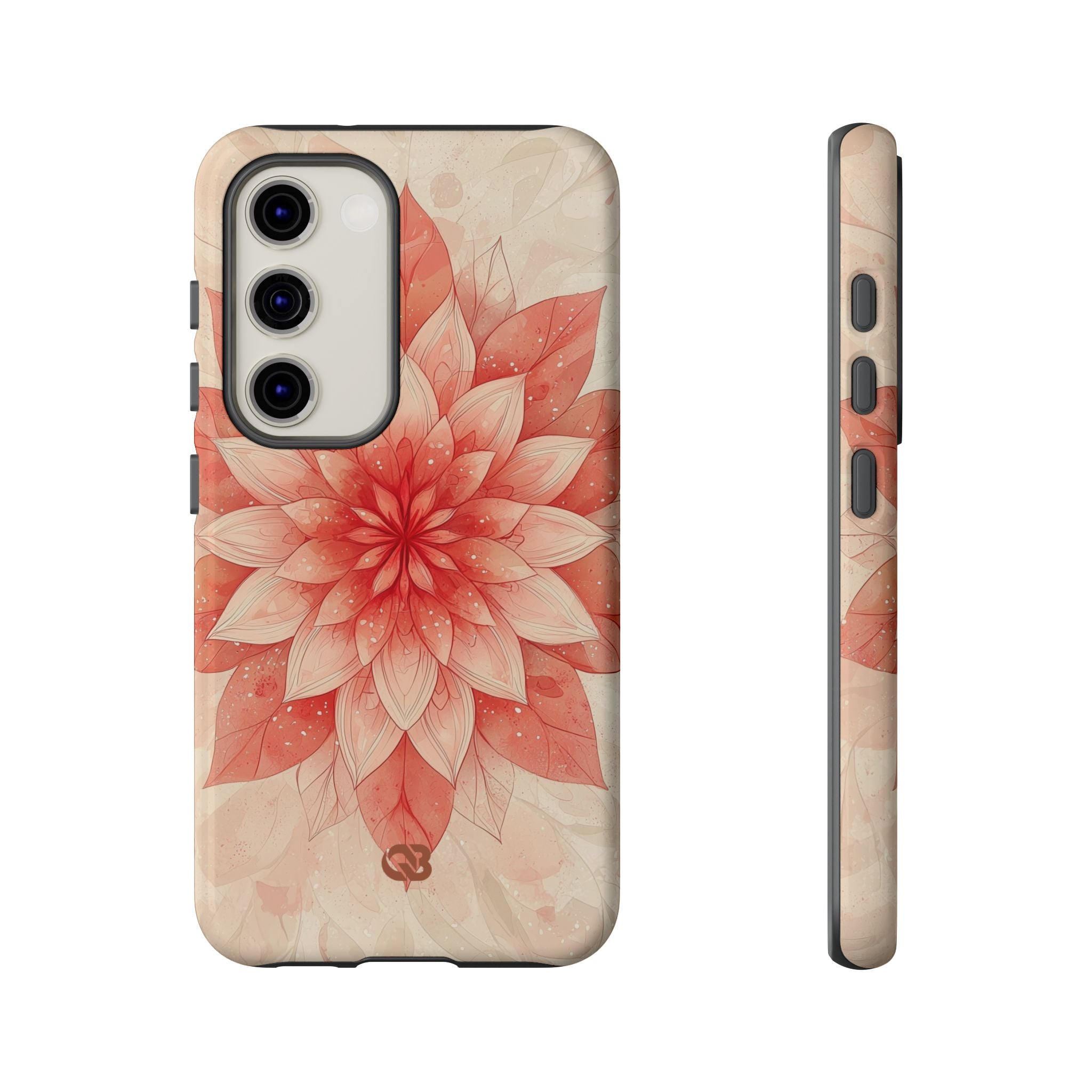 Coral Layered Bloom · Tough Handyhülle für Samsung