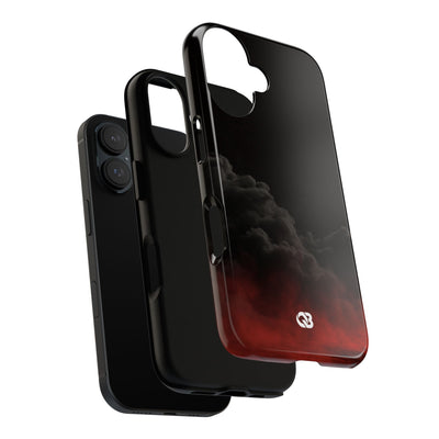 Crimson Fog Void · Tough Phone Case for iPhone · Black