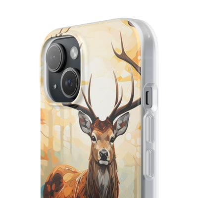 Glowing Stag iPhone 15 Case - Soft - CASE•BOB