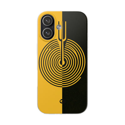 Yellow Lite Phone Case for iPhone - Voltage Sector Pulse