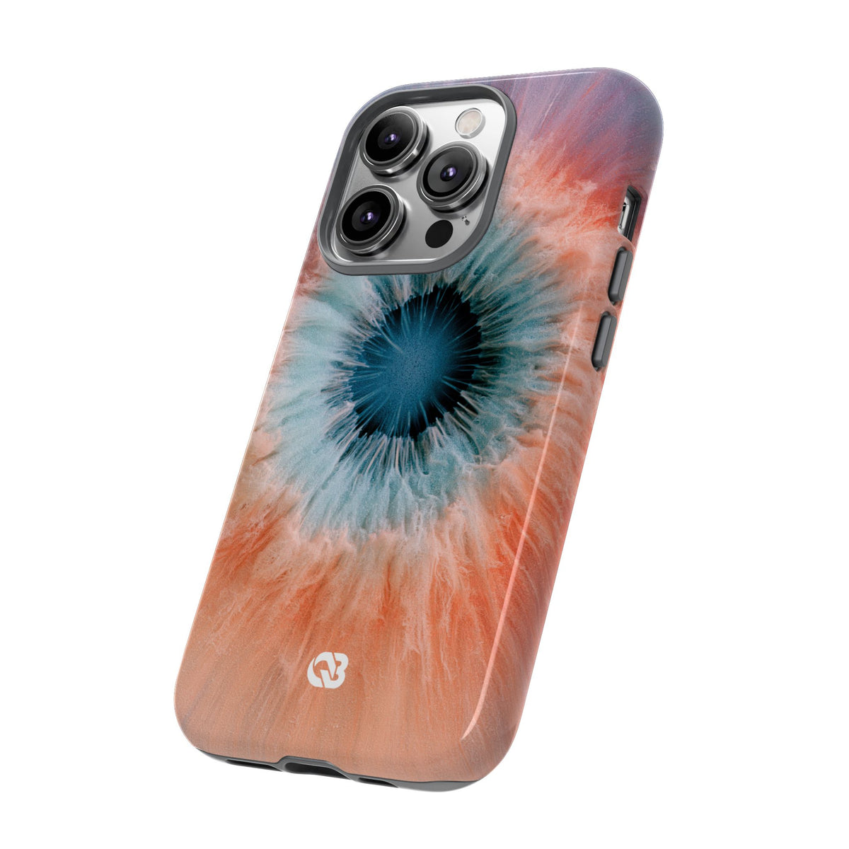 Radiant Aura Core · Tough Phone Case for iPhone · Orange
