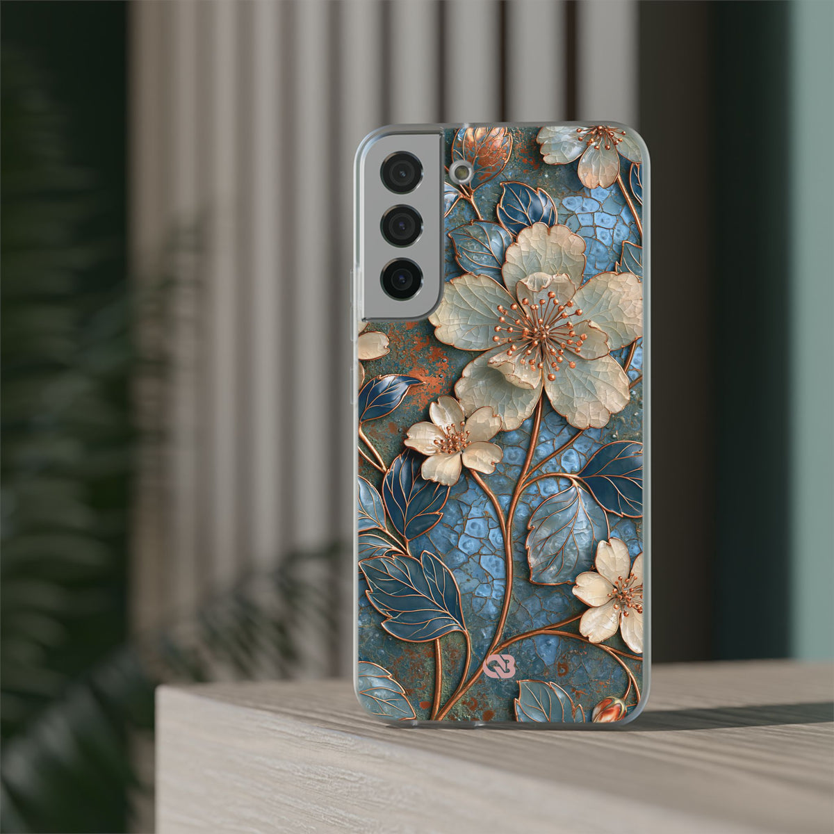 Gilded Blossom Reverie · Lite Phone Case for Samsung · Teal