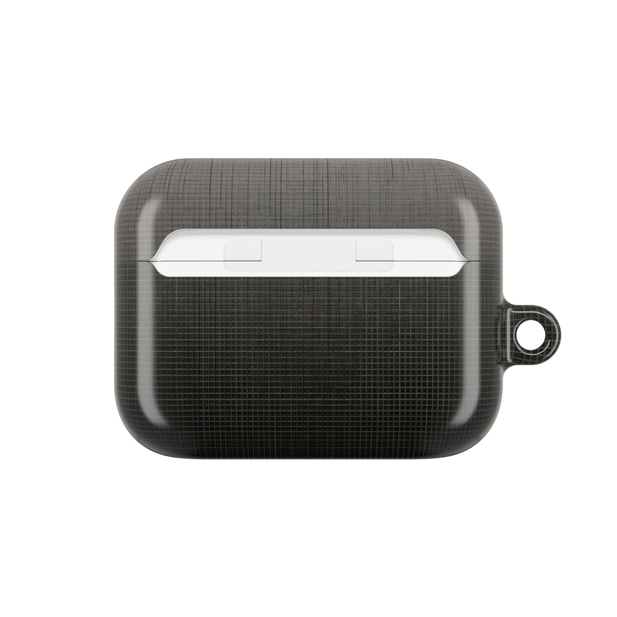 Monochrome Metric Grid · Hard Case for AirPods & AirPods Pro · Black