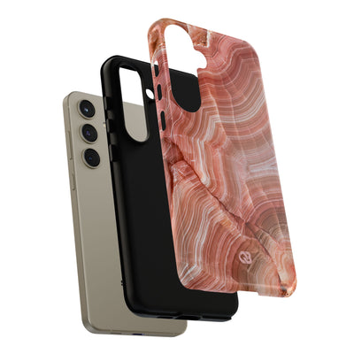 Blushing Rose Strata · Tough Phone Case for Samsung · Pink