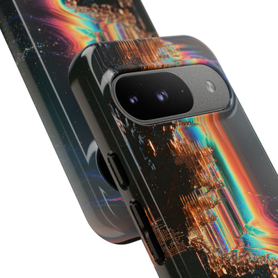 Prismatic Circuit · Tough Phone Case for Pixel ·  Black