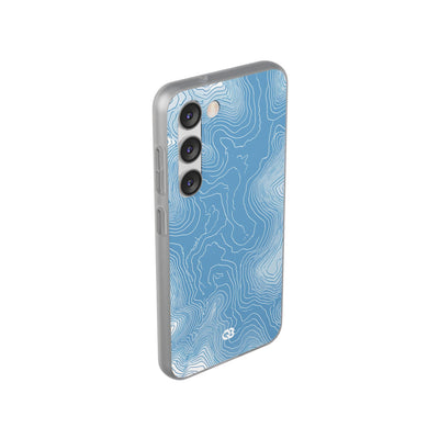 Glacial Basin Topo · Lite Phone Case for Samsung · Blue