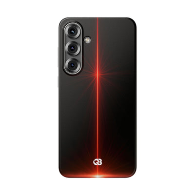 Red Lite Phone Case for Samsung - Crimson Flare Vector