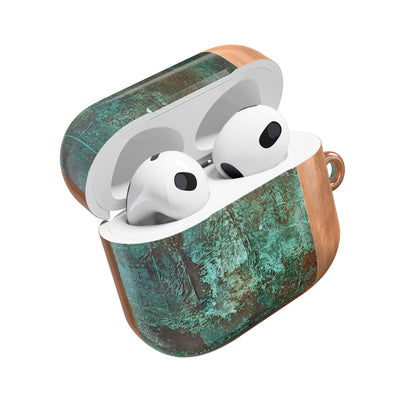Oxidized Copper Patina · Hard Case for AirPods & AirPods Pro · Green