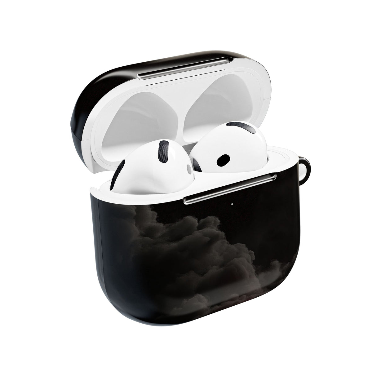 Crimson Fog Void · Hard Case for AirPods & AirPods Pro · Black