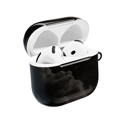 Crimson Fog Void · Hard Case for AirPods & AirPods Pro · Black