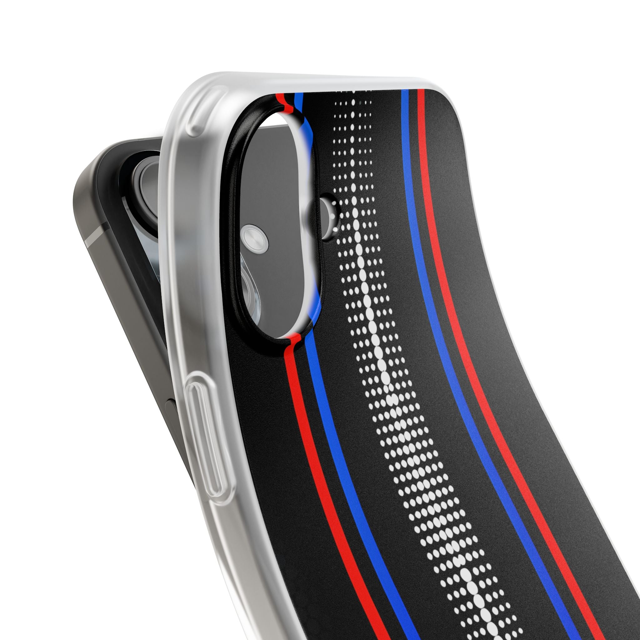 Electric Pulse Grid · Soft Phone Case for iPhone