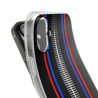 Electric Pulse Grid · Soft Phone Case for iPhone