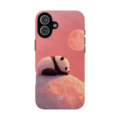 Rose Moon Panda · Tough Coque de téléphone pour iPhone
