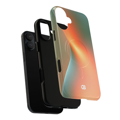 Radiant Contour · Tough 2.0 Magnetic Phone Case for iPhone · Orange