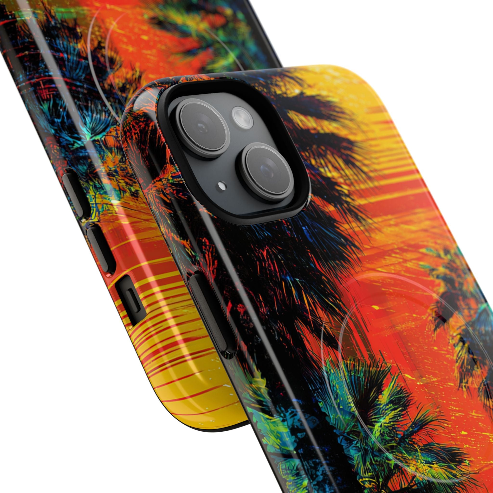 Tropical Sunburst iPhone 15 Plus Case - Tough+