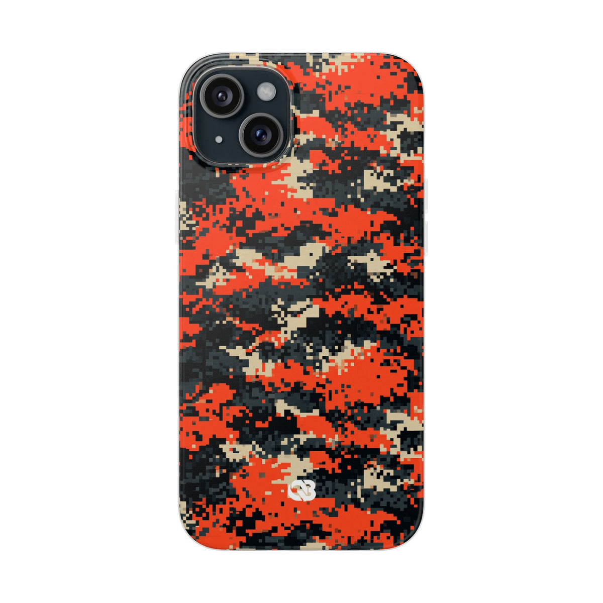 Signal Pixel Camo · Lite Phone Case for iPhone ·  Orange