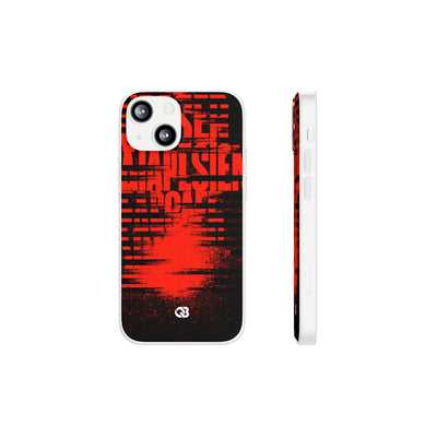 Crimson Redaction · Lite Phone Case for iPhone ·  Black