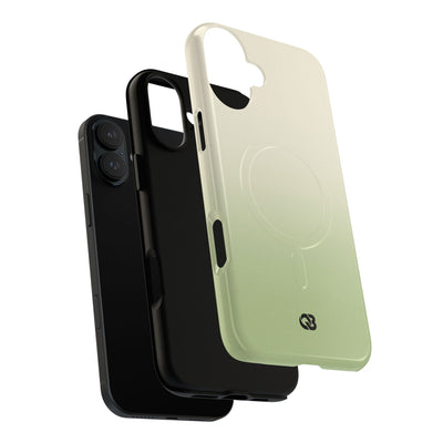 Green Tough 2.0 Magsafe Phone Case for iPhone - Bone Sage Fade