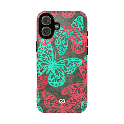 Electric Papillon · Tough 2.0 Magnetic Phone Case for iPhone · Pink