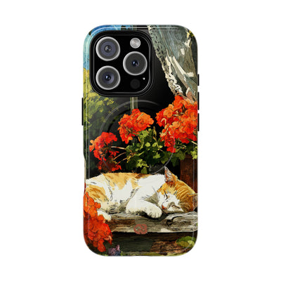 Sleeping Ginger Bloom · Tough+ Phone Case for iPhone · Magsafe