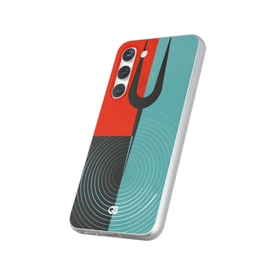 Teal Lite Phone Case for Samsung - Sonic Static Split