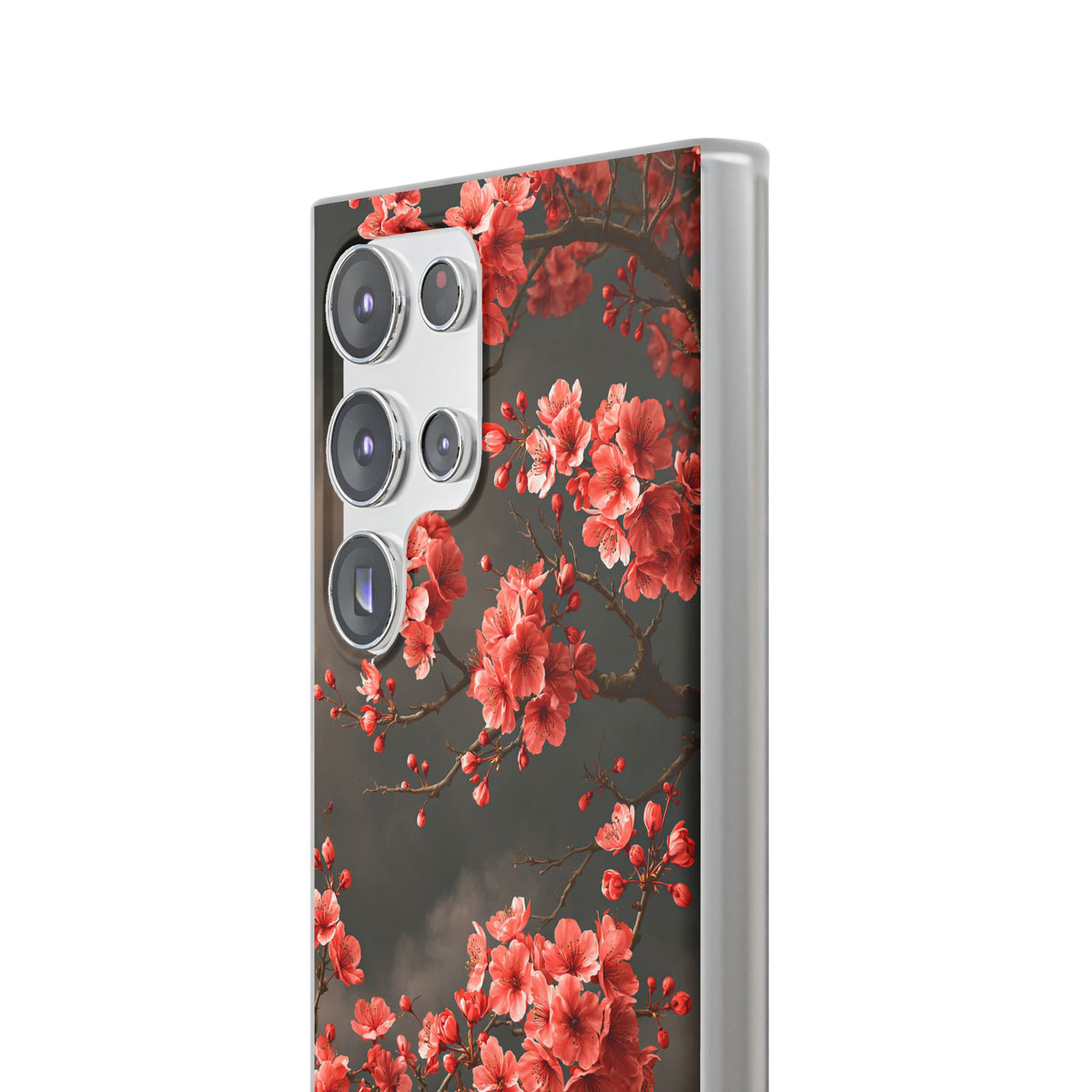 Dark Sakura Nocturne · Lite Phone Case for Samsung · Black