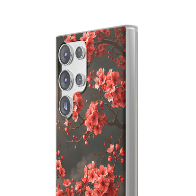 Dark Sakura Nocturne · Lite Phone Case for Samsung · Black