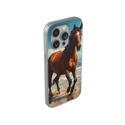 Blazing Horse iPhone 14 Pro Cover - Blød