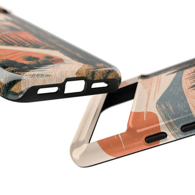 Orange Tough Phone Case for Google Pixel - Terracotta Ridge Trail