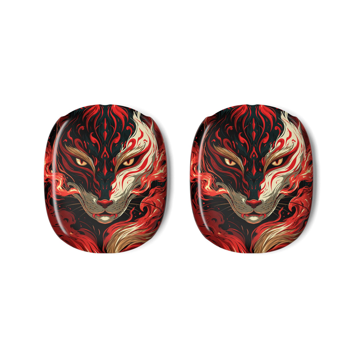 Crimson Kitsune Spirit · Hard Case for AirPods Max · Red