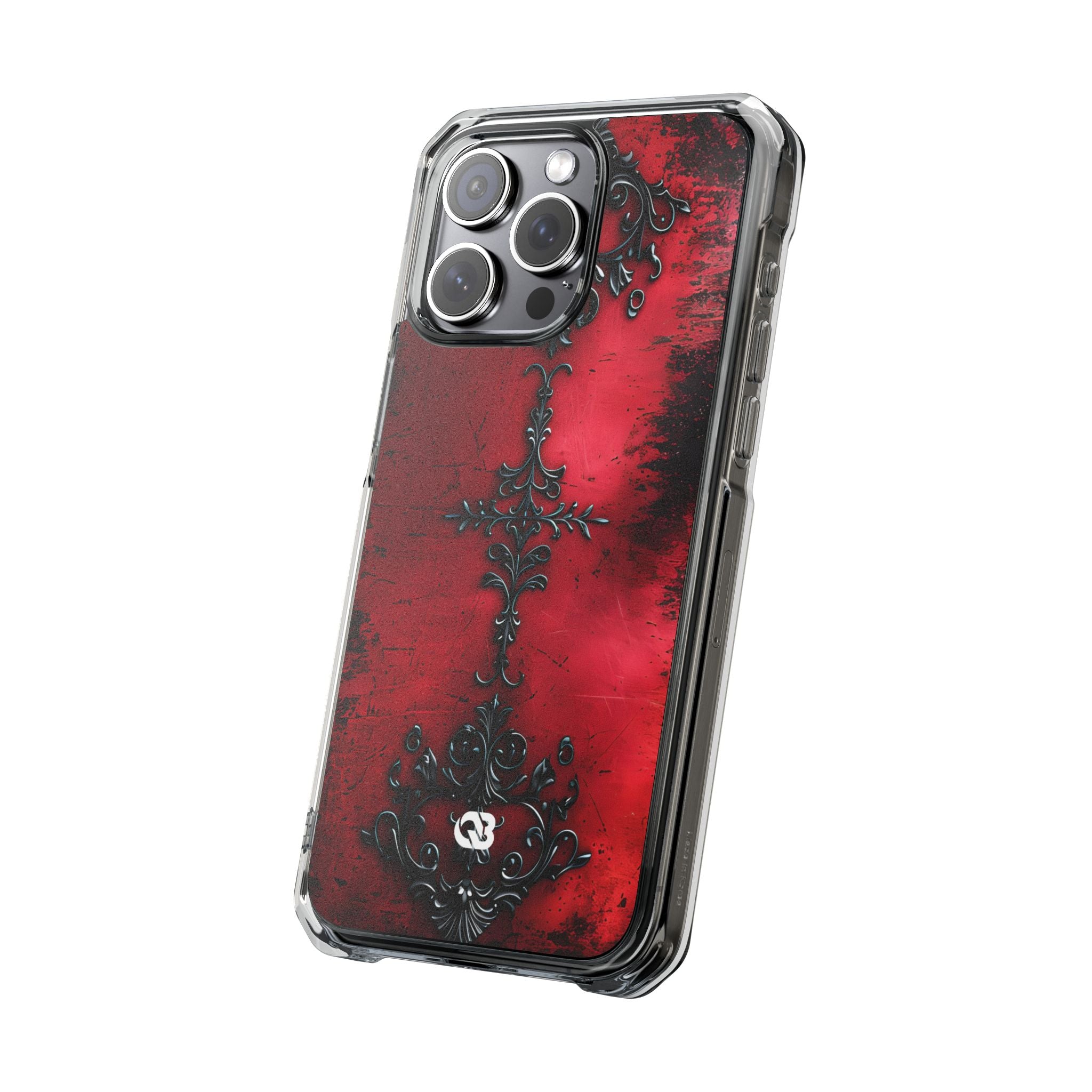 Crimson Gothic Filigree · Impact Phone Case for iPhone · Magsafe