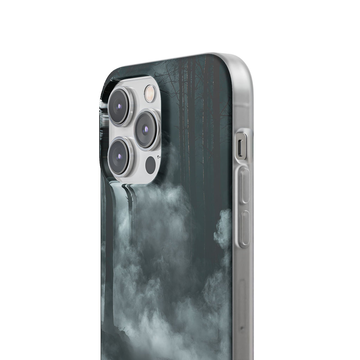 Shadowed Pine Mist · Lite Phone Case for iPhone ·  Black