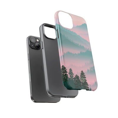 Teal Tough Phone Case for iPhone - Alpine Mist Teal