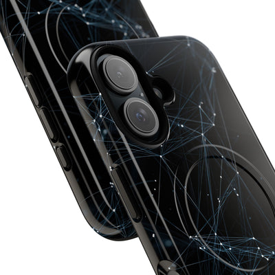 Black Tough 2.0 Magsafe Phone Case for iPhone - Arctic Neural Mesh